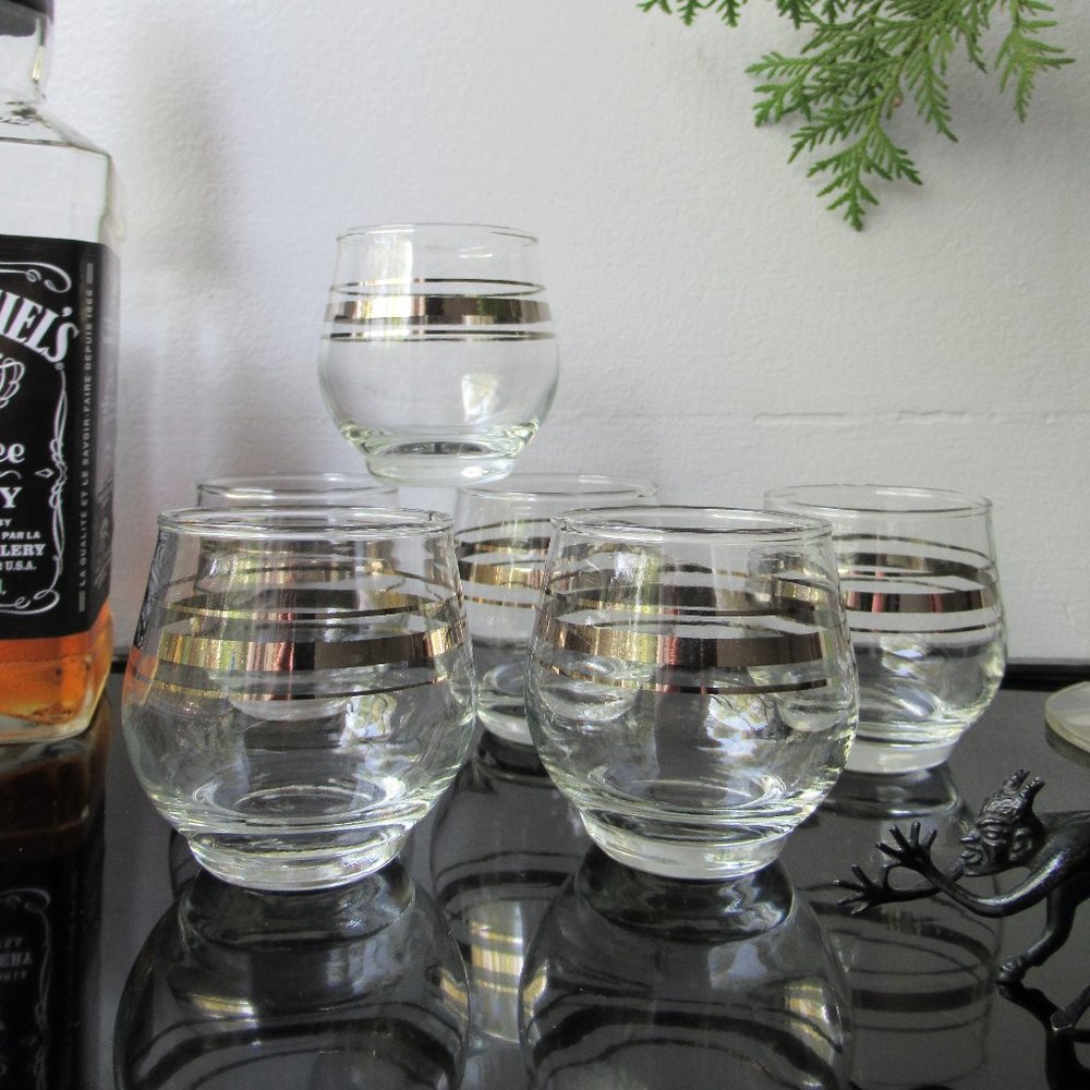 5 Roly Poly Cocktail Glasses Glasses Mid-century
